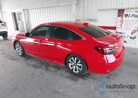 2025 Honda Civic Lx из США, поврежденный, VIN 2HGFE2F24SH589781